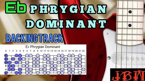 Eb PHRYGIAN DOMINANT | GUITAR BACKING TRACK