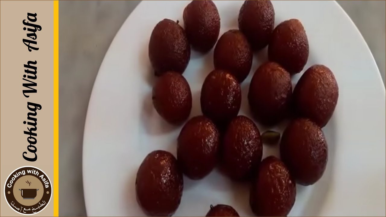 Gulab jamun I Kala jamun@Cooking with Asifa