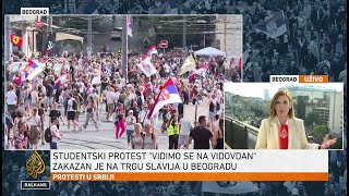 Trg Slavija gotovo popunjen, građani na protest dolaze iz cijele Srbije