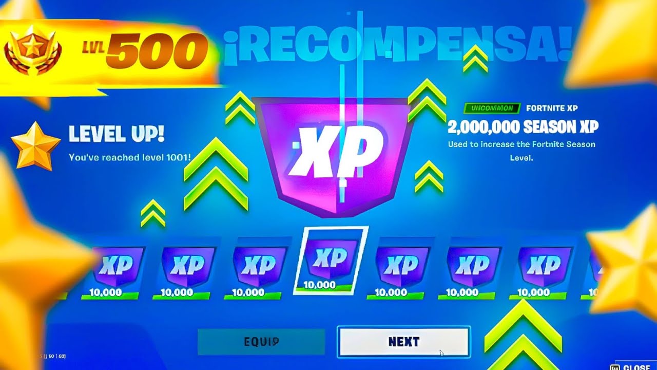 "SIN CONTADOR MAPA de XP" Como SUBIR RAPIDO de NIVEL en Fortnite * CAPITULO 7* MAPAS de XP!