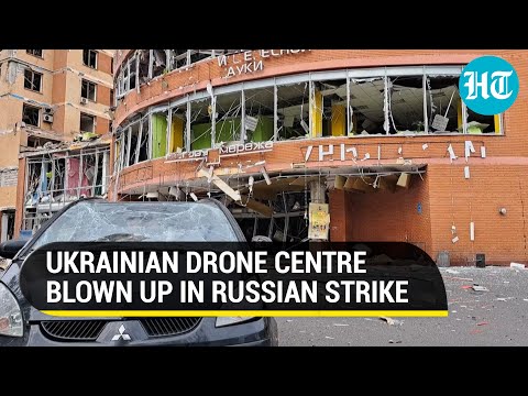 Ukrainian Drone Centre Reduced To Rubble; Putin Avenges Attacks On Crimea, Moscow | Watch