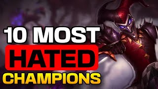 10 MOST HATED JUNGLE Champions in League of Legends