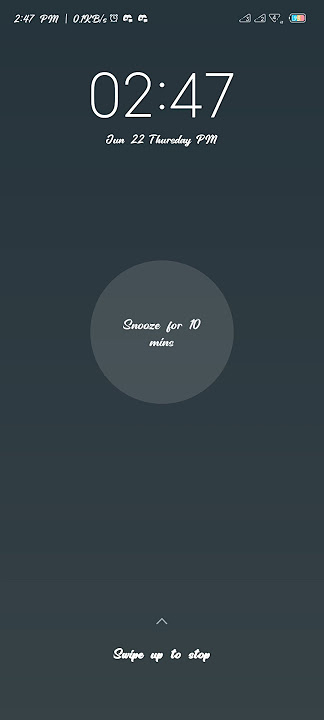 Redmi Note 11 Weather Alarm - Cloudy 2