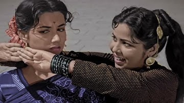 शमशाद बेगम, आशा भोसले और मोहम्मद रफ़ी की तिकड़ी से सजी रोमांस और शरारत से भरपूर नज़्म - BW To COLOR