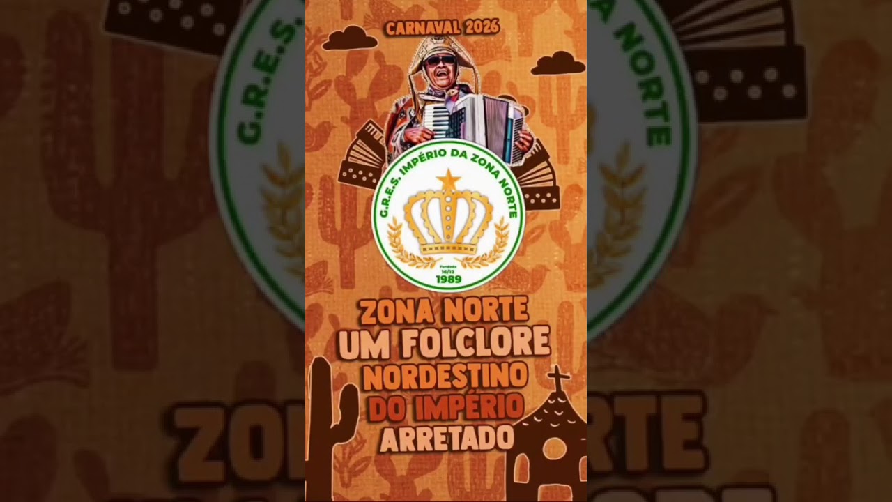 Samba  enredo 2026 Escola de Samba Império da Zona norte 