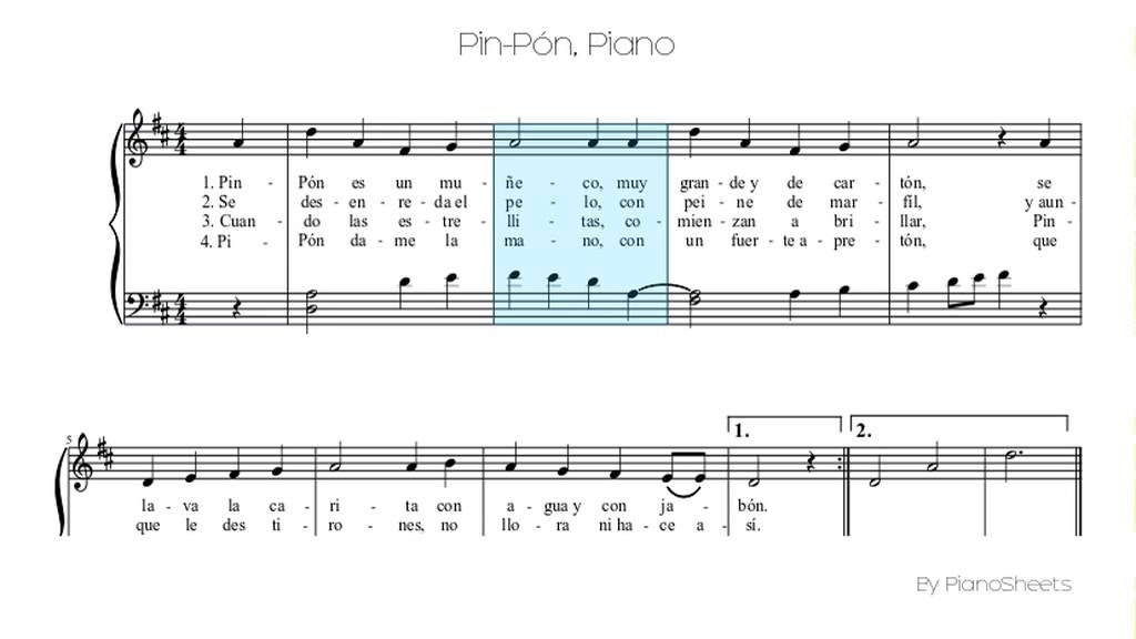 Pin-Pón [Piano Solo] - YouTube