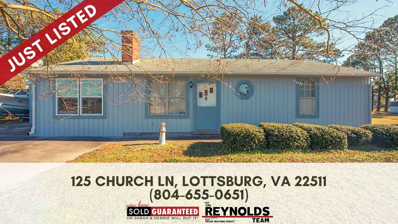 125 Church Ln, Lottsburg, VA 22511 The Reynolds Team Presents (804) 655 0651