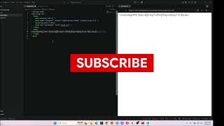 HTML အခြေခံအစ (Myanmar) | Day 1