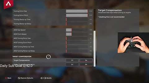 extesyy alc controller settings