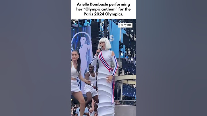 The very controversial Paris Olympic flame performance by Arielle Dombasle surprised everyone
