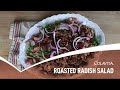 Entrée: Roasted radish salad