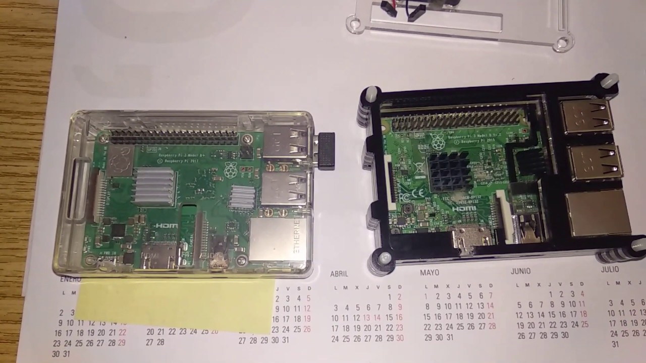 raspberry pi3 b vs raspberry pi3 b+ - YouTube