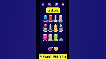 Level 43 Nut Sort Game play video #games #gameplay #shortfeed #gaming #puzzle #viralvideo #level