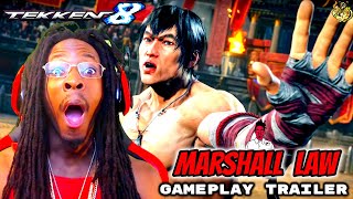 REINCARNATION OF A LEGEND! Tekken 8 Marshall Law Gameplay Trailer Reaction