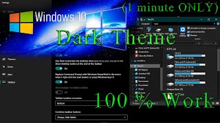 Windows 10 dark mode / Windows 10 dark theme 2020 / 100% Working / (How to enable dark theme 2020)