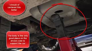 How to properly Jack up and support with jack stands  a Chevy Cadillac or Buick car