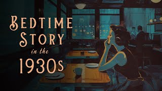 💤 Fall asleep in the 20th century | A Relaxing Lunch at a 1930s Automat | Rainy Story for Sleep