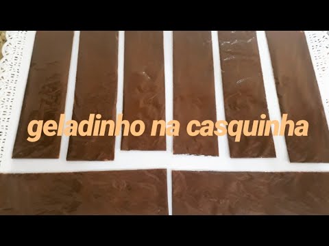 COMO FAZER A CASQUINHA DE GELADINHO PERFEITA