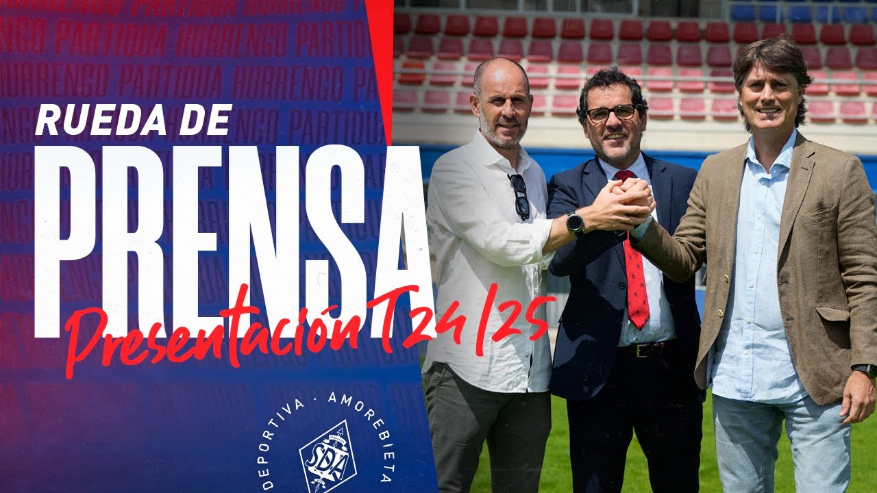 PRENTSAURREKOA | Rueda de prensa de Jon Larrea, Julen Guerrero y Jabi Luaces