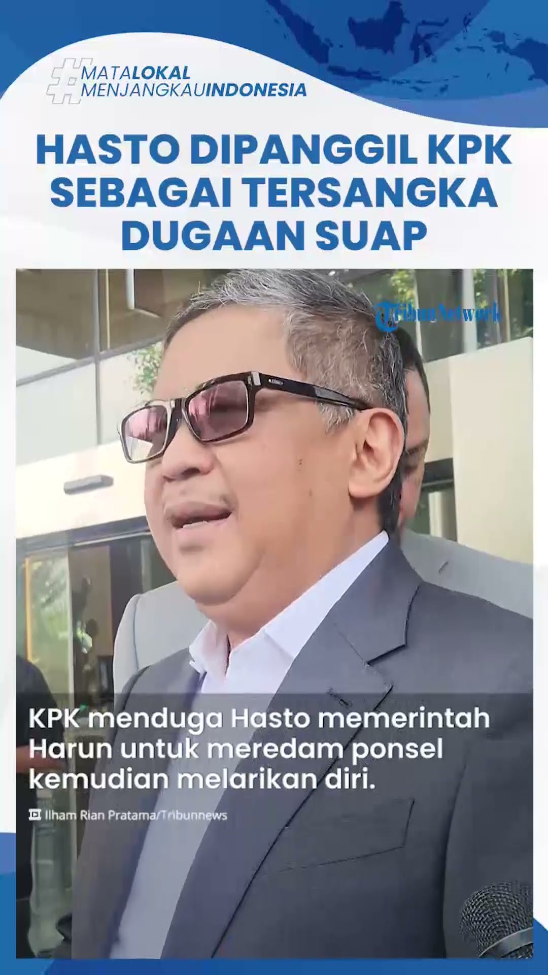 Hasto Dipanggil KPK, Diperiksa seusai Ditetapkan Jadi Tersangka Dugaan Suap Harun Masiku