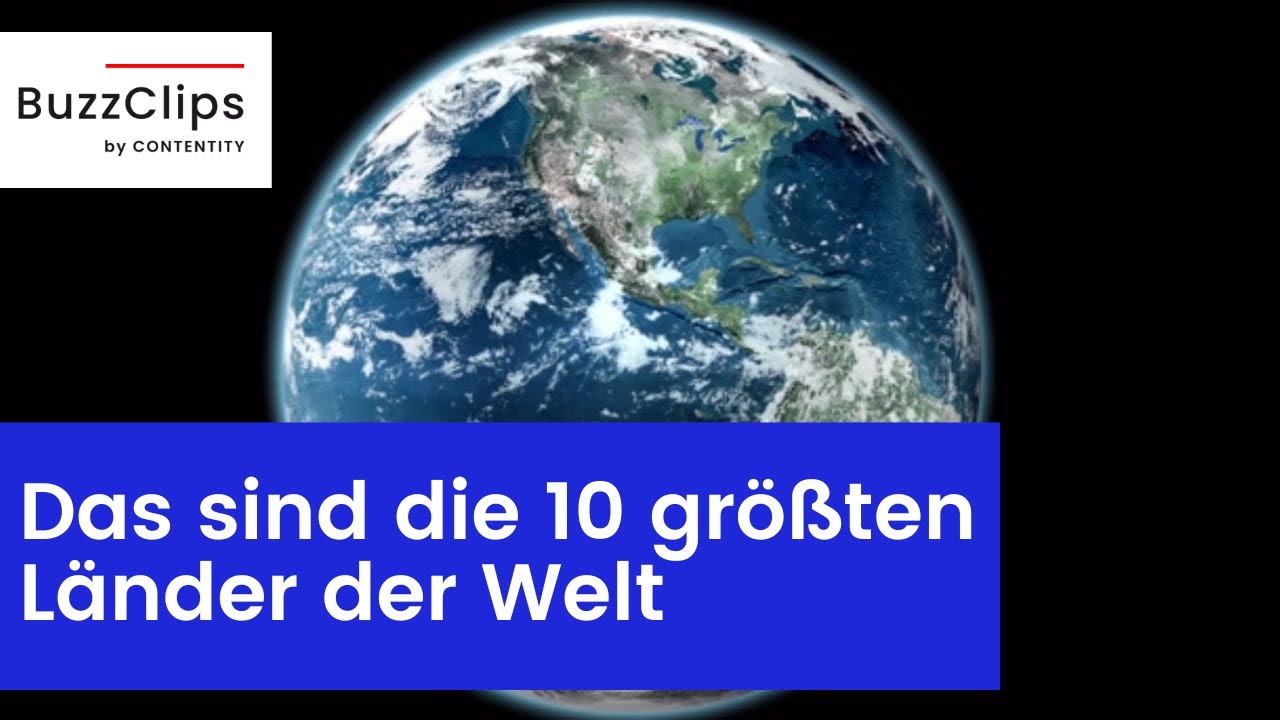 Drittgrößtes Land Der Welt Das sind die 10 größten Länder der Welt - YouTube