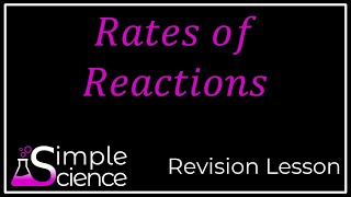 Rates of Reactions Revision Lesson