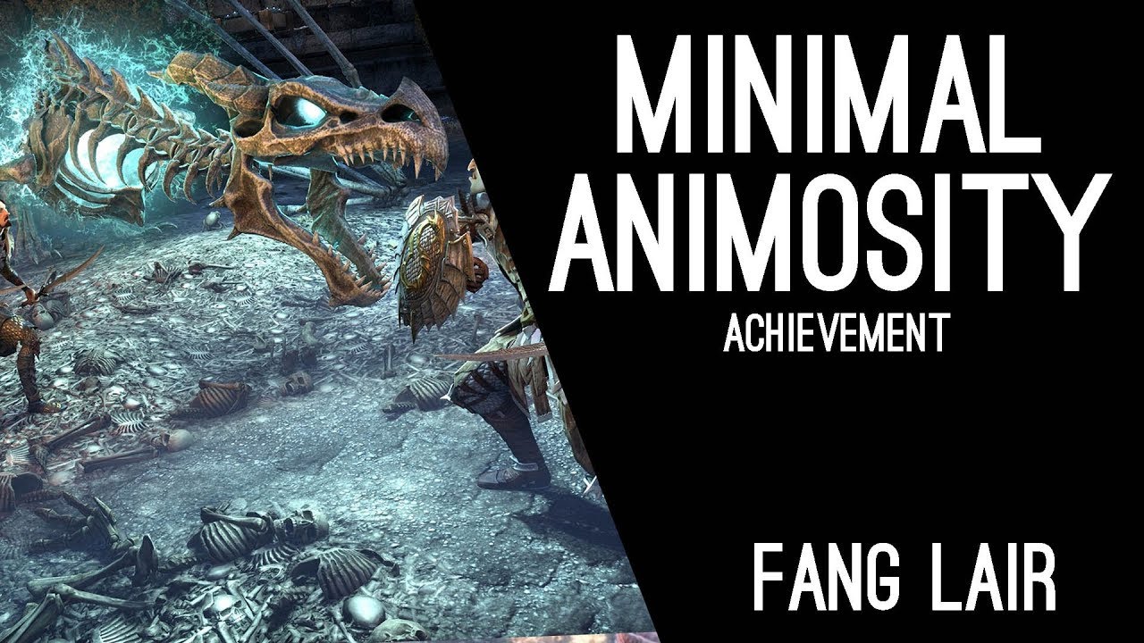 Minimal Animosity Fang Lair Achievement - Dragon Bones DLC ESO