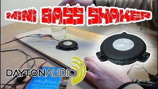 Dayton Audio TT258 Mini Bass Shaker [UNBOXING/TEST]