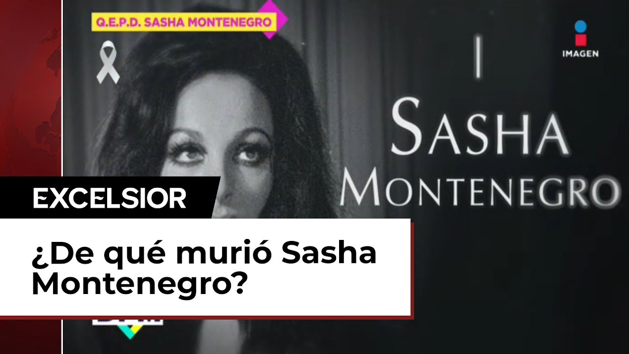 ¿Quién fue y de qué murió Sasha Montenegro, esposa de López Portillo?