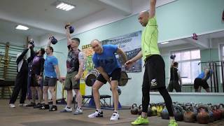 The snatch of the KETTLEBELL - tech performance from the record Book of Guinness world Records