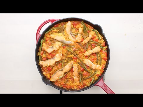 One-Pot Salmon Paella