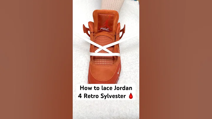 How to lace Jordan 4 Retro #viralvideo #vibes #foryou #jordan4 #lace #shoes #nike #greenscreen #fyp