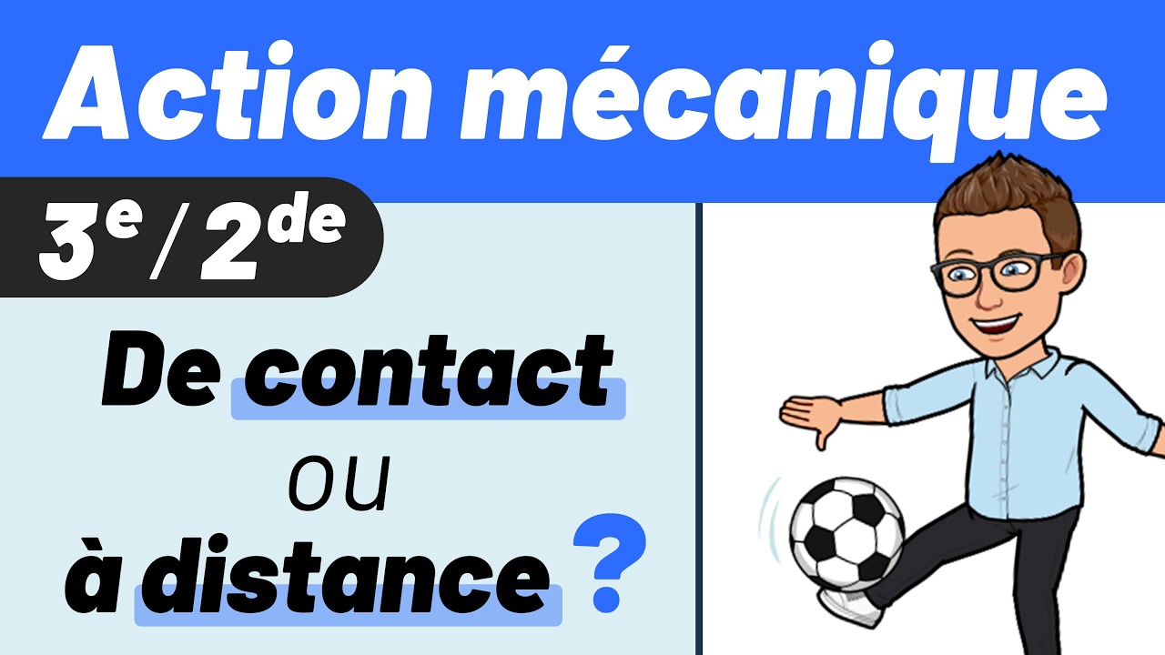 ACTION MÉCANIQUE 🎯 De contact ou à distance ? 💪 4e, 3e, 2de | Physique