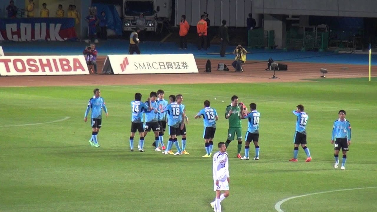 2015年4月25日 川崎 VS 甲府 90+2分レナトゴール～試合終了 ...