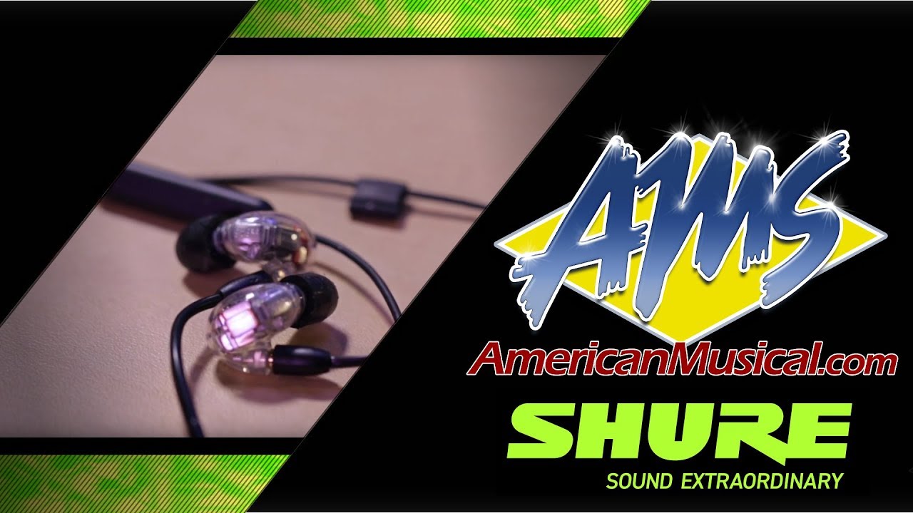 Shure SE846 Wireless Earphones - American Musical Supply - YouTube