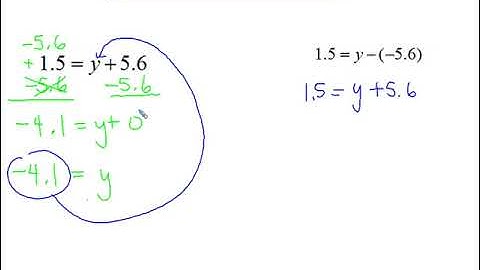 2 2 Solving One Step Equations Video