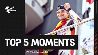 Top 5 MotoGP™ Moments ⚔️ | 2023 #GermanGP