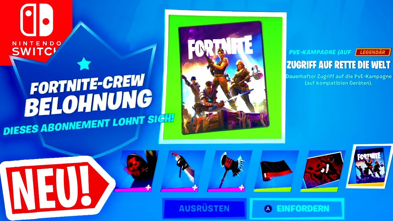 RETTE DIE WELT Zugriff auf SWITCH bekommen & ALLE CREW Belohnungen