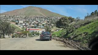 Monte de los olivos y cerro colorado.Tijuana,b.c.Mexico.