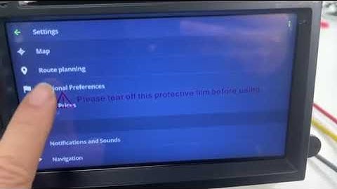 Sygic map KM to Miles in settings