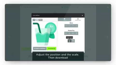 New Flaticon application! Edit your icons, adjust the colors, rotate them...