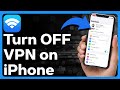 How to turn off vpn on iphone