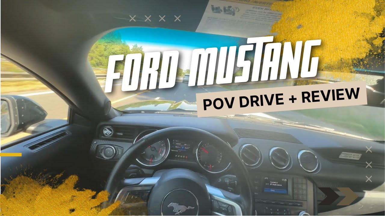 POV DRIVE + REVIEW - Ford Mustang 2015 3.7l V6  224 kW - WHAT A SOUND! WHAT A CAR!