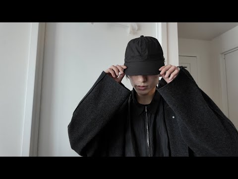 帽子 post archive paction (PAF) 8.0 beanie POST ARCHIVE FACTION(PAF) 8.0 BEANIE CENTER WARM GREY BRW