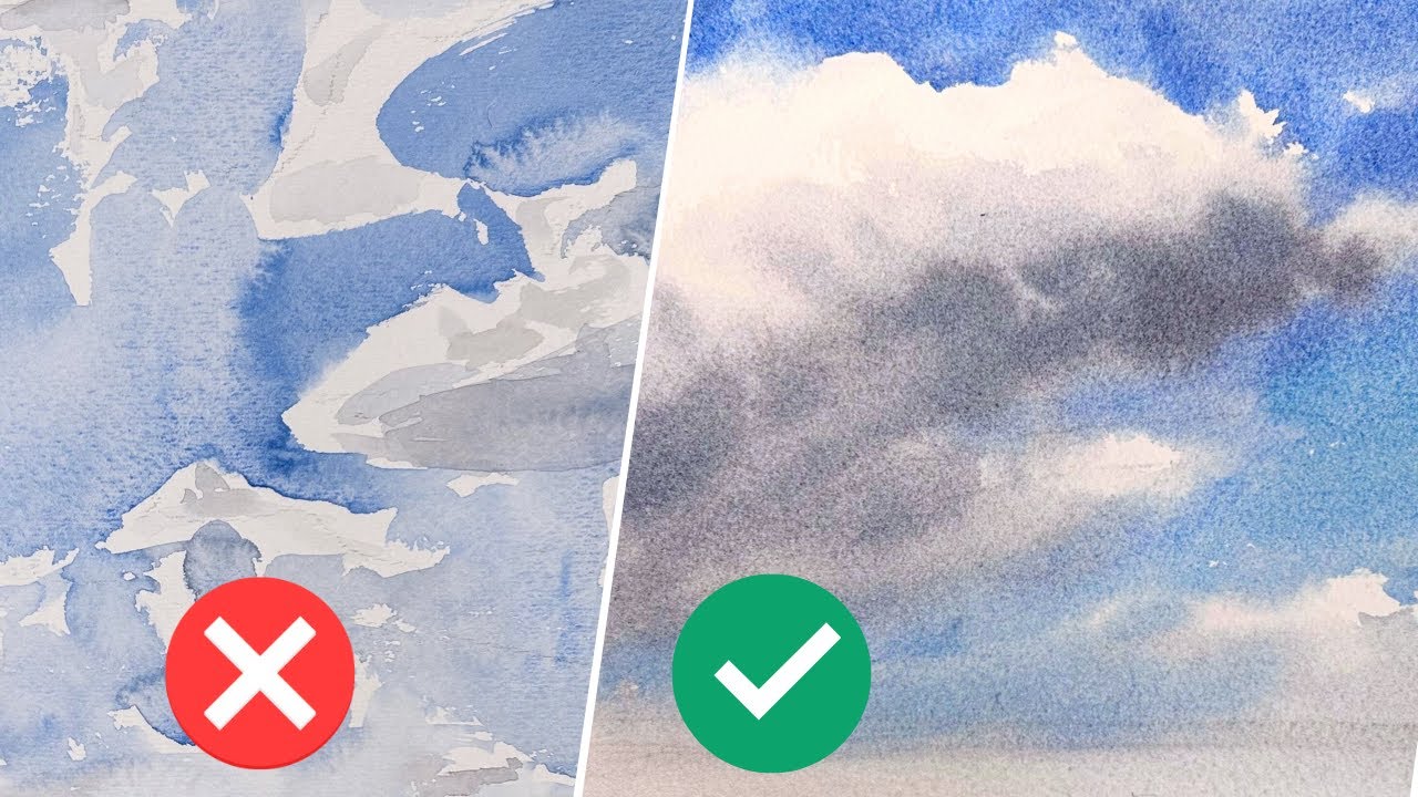 Number ONE Watercolor Practice - To Improve Quickly