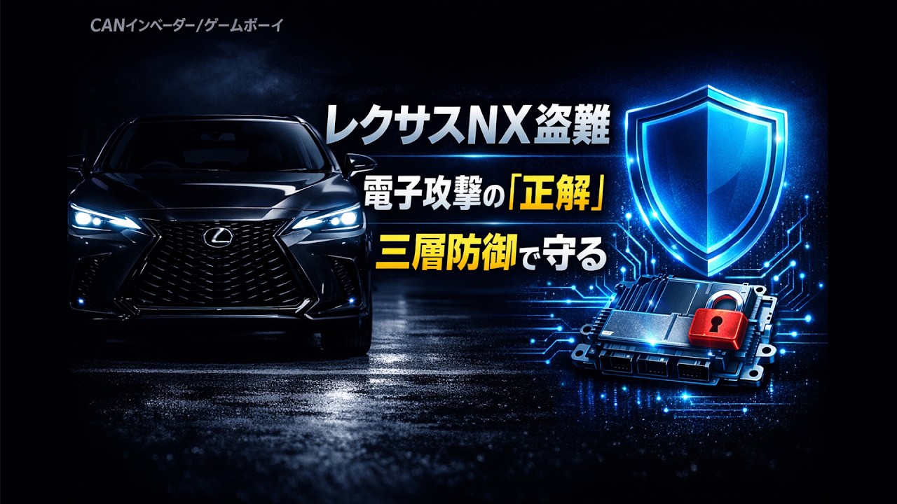 【保存版】レクサスNX盗難対策の正解｜マイカー始動ロックとIGLAで守る「三層防御」