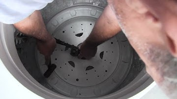 Disassemble a Samsung top-load washer for cleaning in 3 minutes. An on point how-to video!