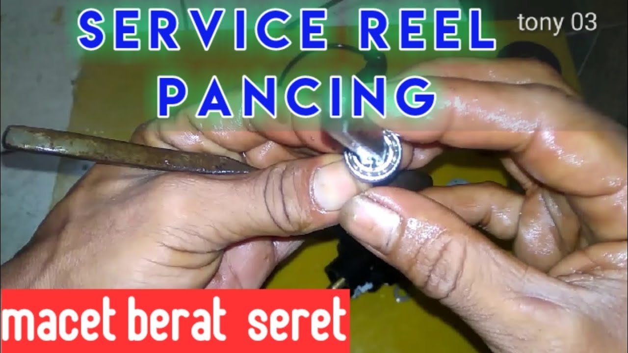 Cara perbaiki reel pancing seret, berat