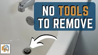 How to Remove a Tub Drain Stopper - No Tools Needed