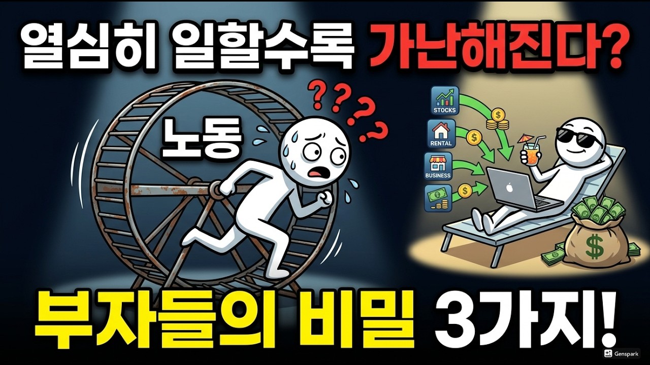 열심히 사는데 왜 가난할까? 부자들이 절대로 하지 않는 3가지 노동